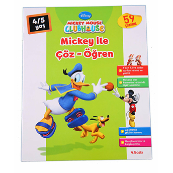 Mickey Ile Çöz Öğren (4-5 Yaş) Kolektif