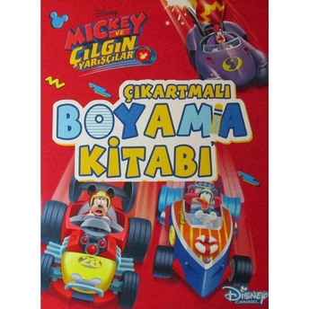 Mickey Roadster Çıkartmalı Boyama Kitabı - Kampanyalı Kolektif