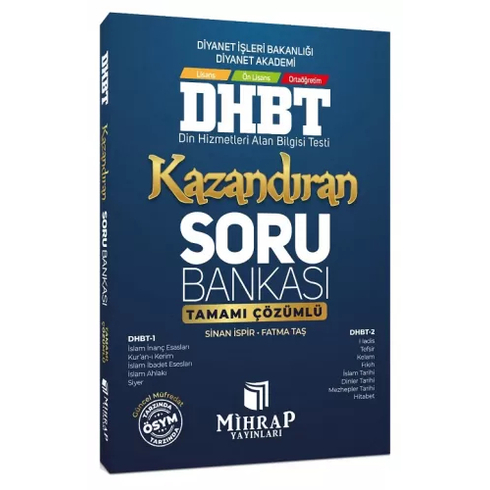 Mihrap Yayınları Dhbt Kazandıran Soru Bankası Çözümlü Komisyon