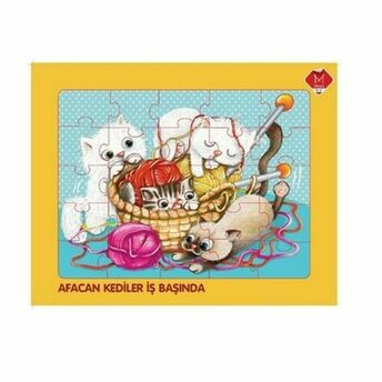 Mikado Afacan Kediler Iş Başında Puzzle