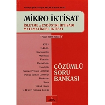 Mikro Iktisat Çözümlü Soru Bankası - Selçuk Akçay