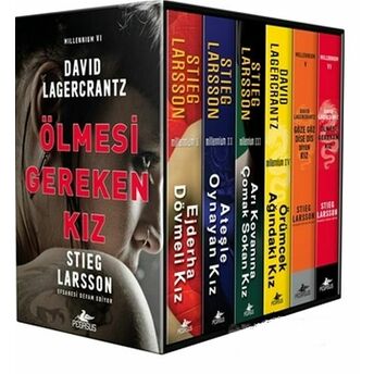 Millennium Serisi - Kutulu Özel Set - 6 Kitap Takım Stieg Larsson, David Lagercrantz