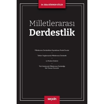 Milletlerarası Derdestlik Ekin Sökmen Güler