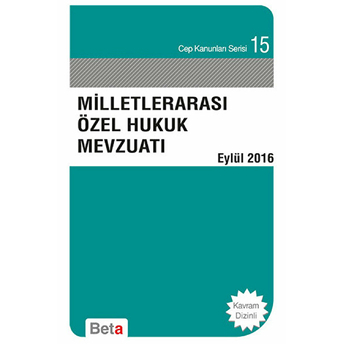 Milletlerarası Özel Hukuk Mevzuatı