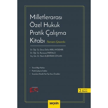 Milletlerarası Özel Hukuk Pratik Çalışma Kitabı Deniz Defne Kırlı Aydemir