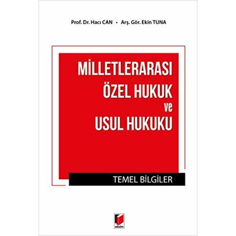 Milletlerarası Özel Hukuk Ve Usul Hukuku Temel Bilgiler Ekin Tuna