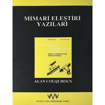 Mimari Eleştiri Yazıları Alan Colquhoun