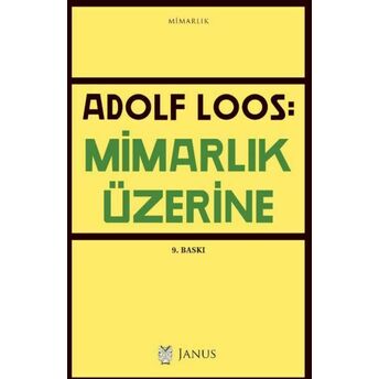 Mimarlık Üzerine Adolf Loos