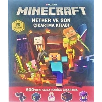 Minecraft - Nether Ve Son Çıkartma Kitabı Kolektif