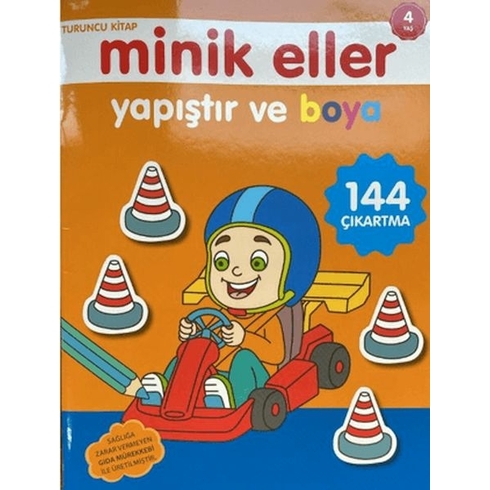 Minik Eller Yapıştır Ve Boya - Turuncu Kitap Kolektif