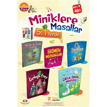 Miniklere Masallar - 5 Kitaplık Masal Seti Kolektif