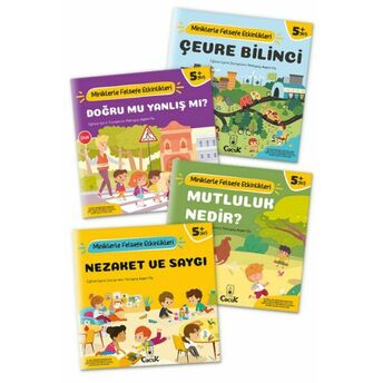 Miniklerle Felsefe Etkinlikleri Serisi (4 Kitap) Ayşen Oy