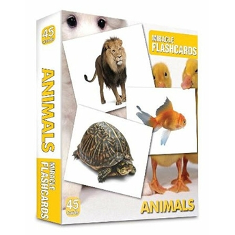 Miracle Flashcards Animals (45 Cards) Kolektif