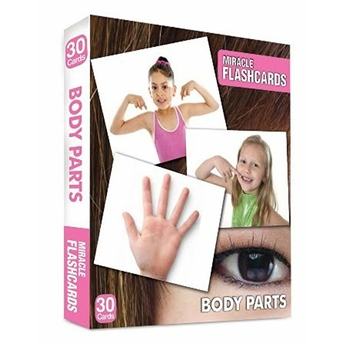 Miracle Flashcards Body Parts (30 Cards) Kolektif