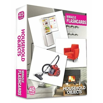 Miracle Flashcards Household Objects (45 Cards) Kolektif