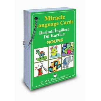 Miracle Language Cards - Nouns / Resimli Ingilizce Dil Kartları Kolektif