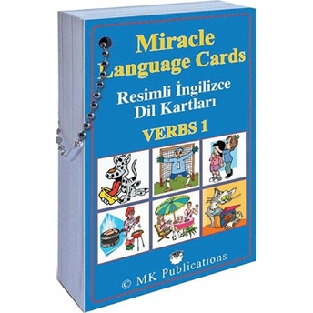 Miracle Language Cards Verbs 1 - Resimli Ingilizce Dil Kartları Kolektif