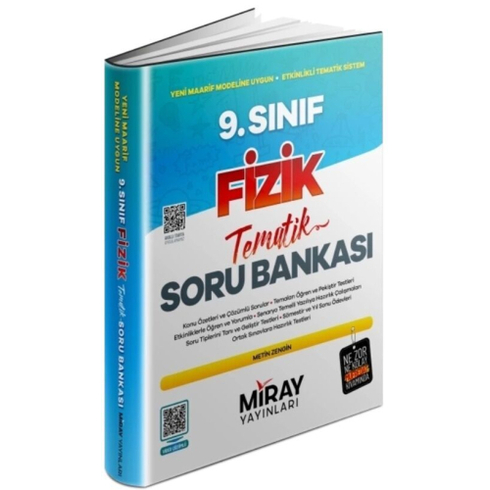 Miray Yayınları 9. Sınıf Fizik Tematik Konu Özetli Soru Bankası Metin Zengin