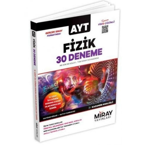 Miray Yayınları Ayt Fizik 30 Deneme