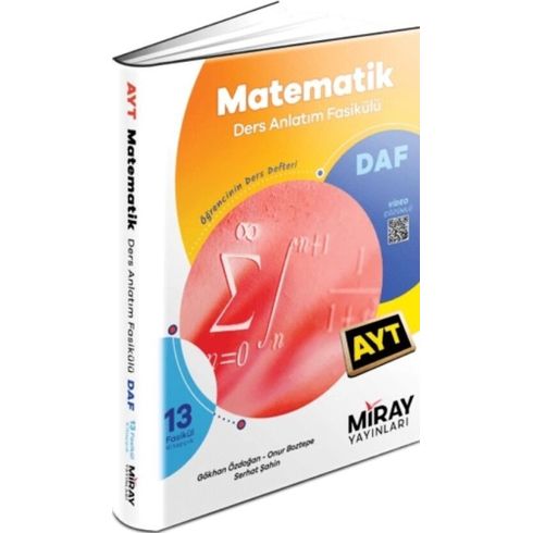 Miray Yayınları Ayt Matematik Ders Anlatım Fasikülleri Gökhan Özdoğan