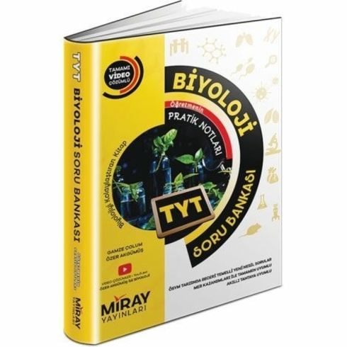 Miray Yayınları Tyt Biyoloji Soru Bankası