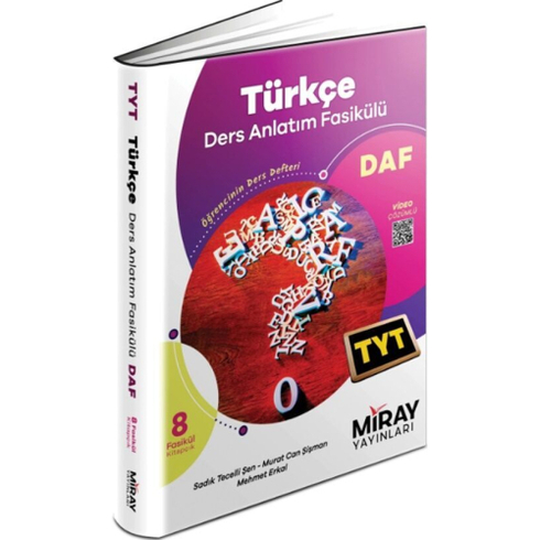 Miray Yayınları Tyt Türkçe Ders Anlatım Fasikülleri Murat Can Şişman