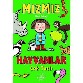 Mızmız Hayvanlar Çok Tatlı Kes Gray