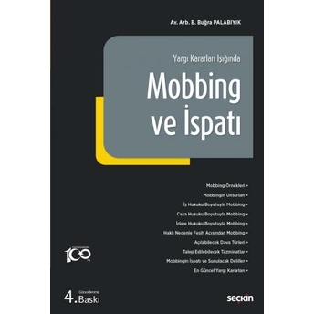 Mobbing Ve Ispatı B.buğra Palabıyık