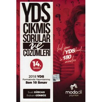 Modadil Yds Çıkmış Sorular Ve Çözümleri (Yeni) Suat Gürcan, Rıdvan Gürbüz