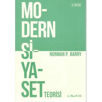 Modern Siyaset Teorisi Norman Barry