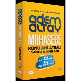 Monopol Yayınları 2023 Kpss A Grubu Muhasebe Konu Anlatımı Soru Bankası Adem Altay