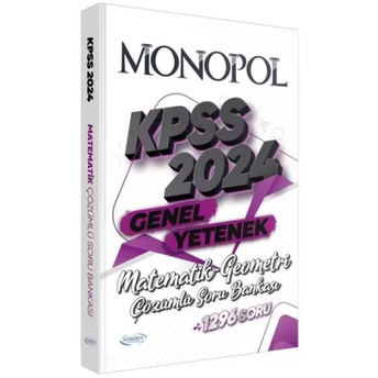 Monopol Yayınları 2024 Kpss Matematik Soru Bankası Çözümlü Komisyon