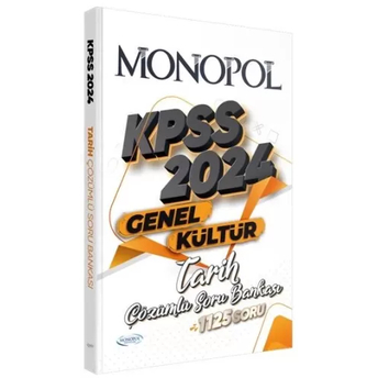 Monopol Yayınları 2024 Kpss Tarih Soru Bankası Çözümlü Komisyon