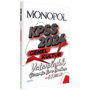 Monopol Yayınları 2024 Kpss Vatandaşlık Soru Bankası Çözümlü Komisyon