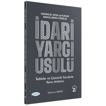 Monopol Yayınları Hakimlik Kpss A Grubu Idari Yargı Usulü Mahmut Imrağ