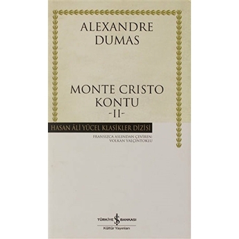 Monte Cristo Kontu 2 Ciltli Alexandre Dumas