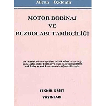 Motor Bobinaj Ve Buzdolabı Tamirciliği Alican Özdemir