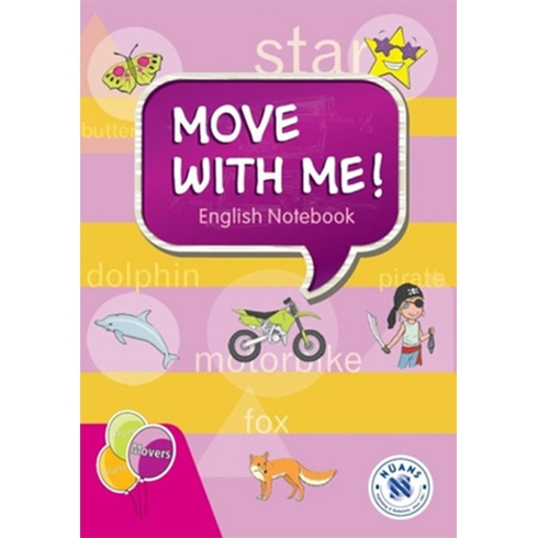 Move With Me! English Notebook-Kolektif