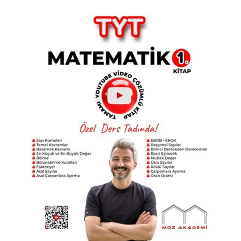 Moz Akademi Tyt Matematik 1. Kitap Tamamı Çözümlü Soru Bankası Mahsum Öztürk