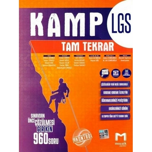 Mozaik 8 Sınıf Tam Tekrar Lgs Kamp