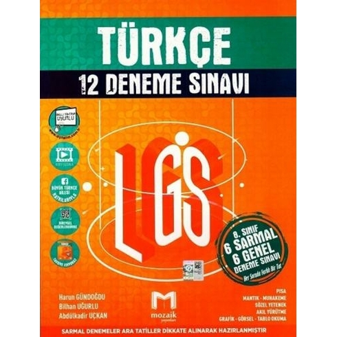 Mozaik 8 Sınıf Türkçe 12Li Deneme