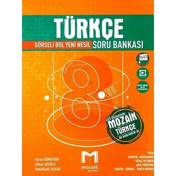 Mozaik 8. Sınıf Türkçe Soru Bankası Harun Gündoğdu