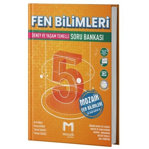 Mozaik Yayınları 5. Sınıf Fen Bilimleri Soru Bankası Arif Adalı