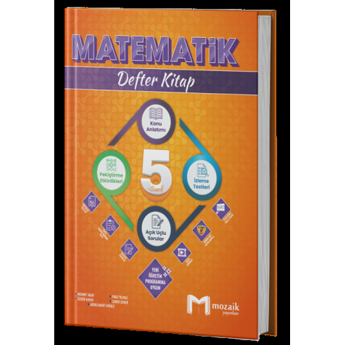 Mozaik Yayınları 5. Sınıf Matematik Defter Kitap Komisyon