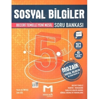 Mozaik Yayınları 5. Sınıf Sosyal Bilgiler Soru Bankası Mahmut Öztürk