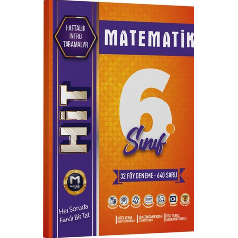 Mozaik Yayınları 6. Sınıf Matematik Hit 32 Deneme Fırat Yılmaz