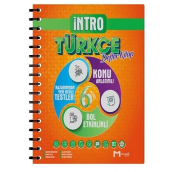 Mozaik Yayınları 6. Sınıf Türkçe Defter Kitap Harun Gündoğdu