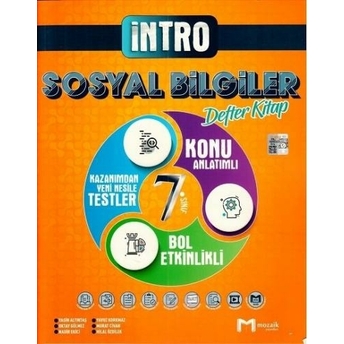 Mozaik Yayınları 7. Sınıf Sosyal Bilgiler Defter Kitap Komisyon