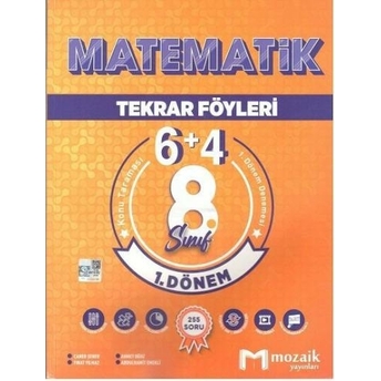 Mozaik Yayınları 8. Sınıf Matematik 6 1 Tekrar Föyleri Özel Baskı Komisyon