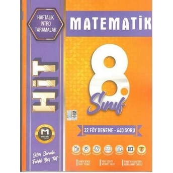 Mozaik Yayınları 8. Sınıf Matematik Hit 32 Lı Deneme Komisyon